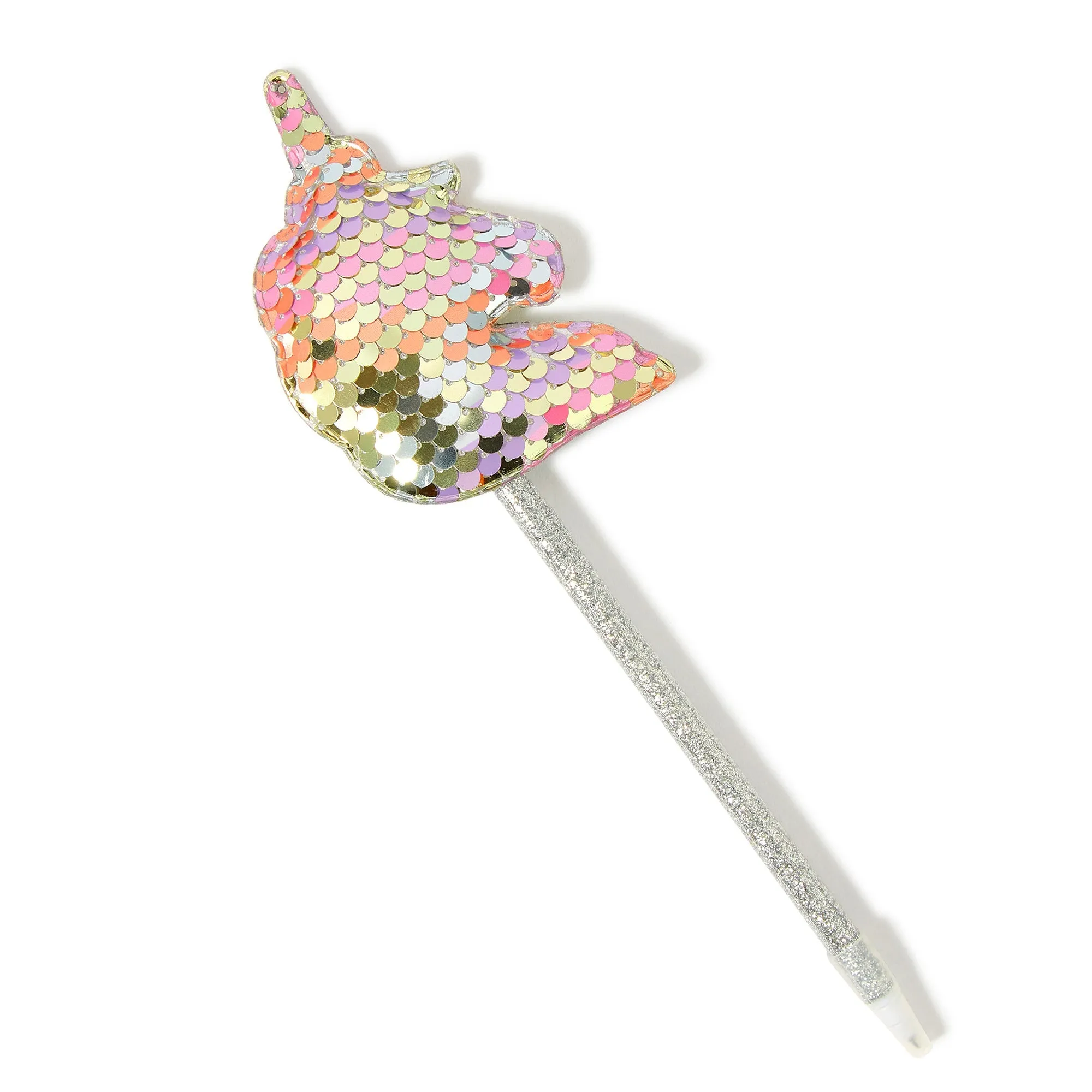 Accessorize London Girl's Reversible Sequin Unicorn Pen