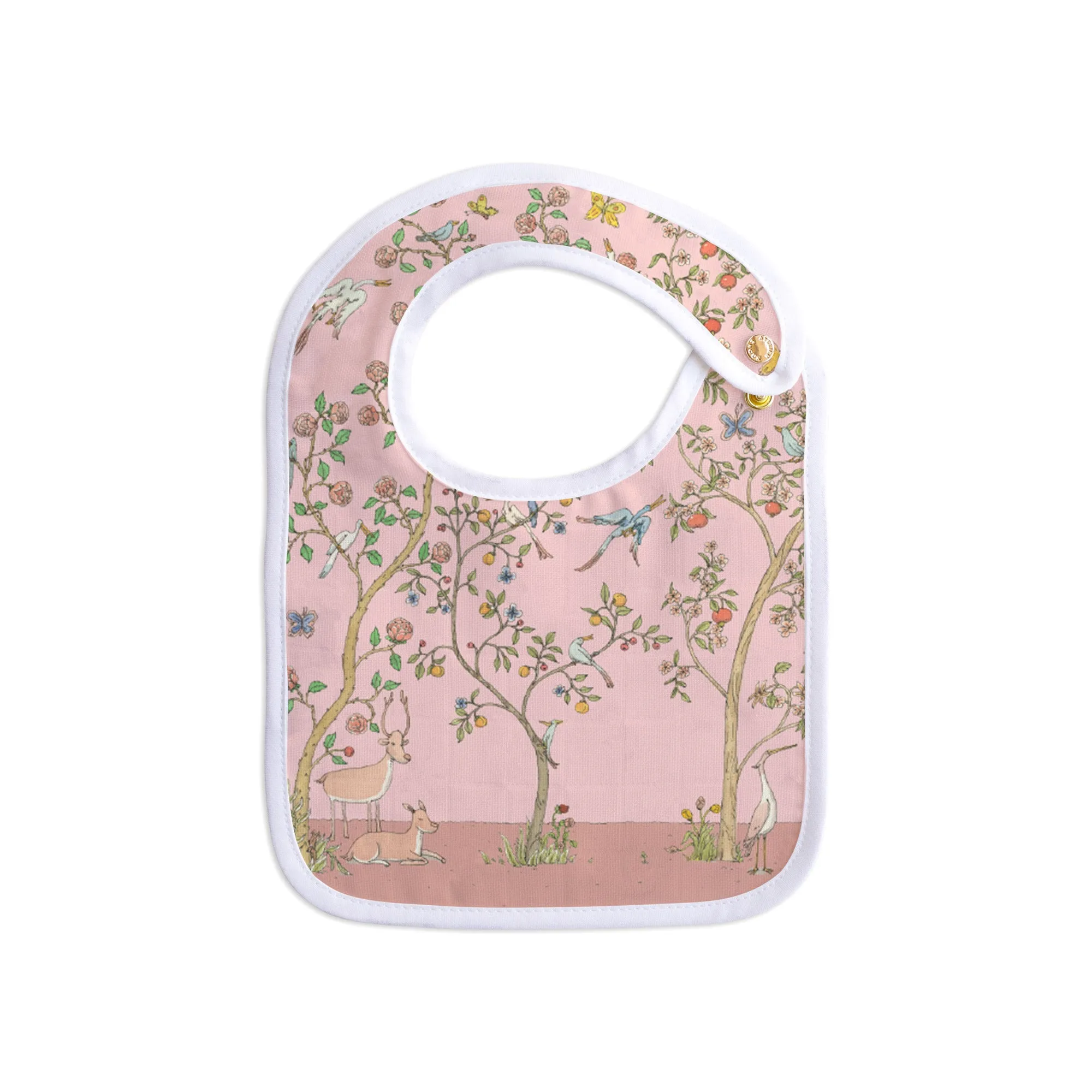 Atelier Choux Small Bib in Bloom Pink