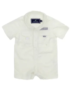 Baby Performance Fishing Shortall Pale Yellow