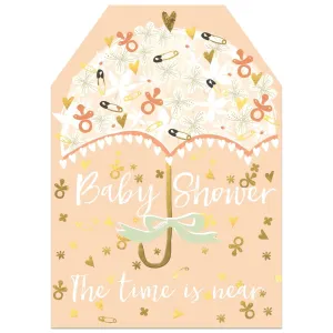 Baby Shower The Time is Near Card