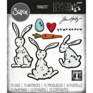 bunny stitch die set by tim holtz sizzix