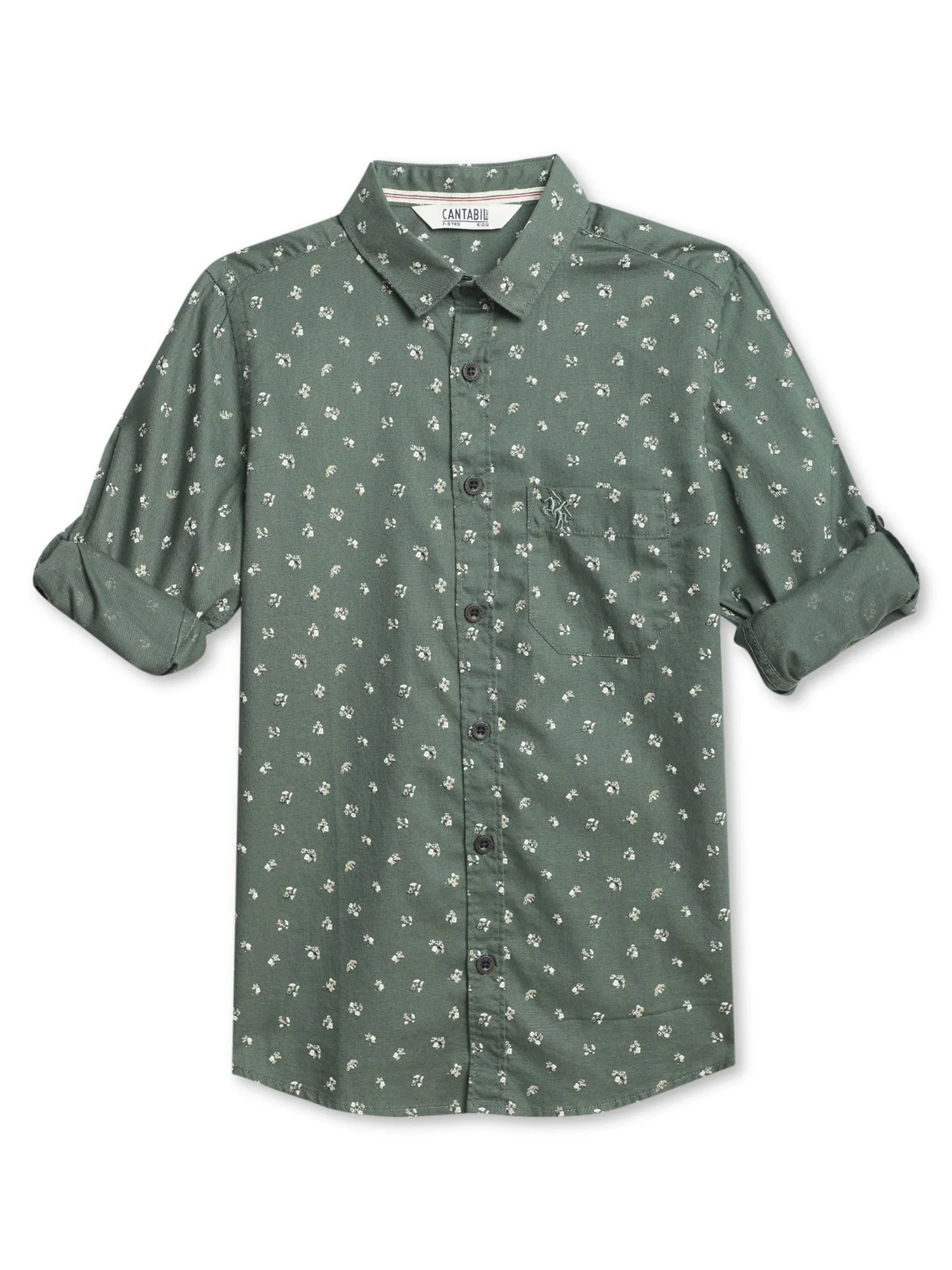 Cantabil Boys Green Shirt