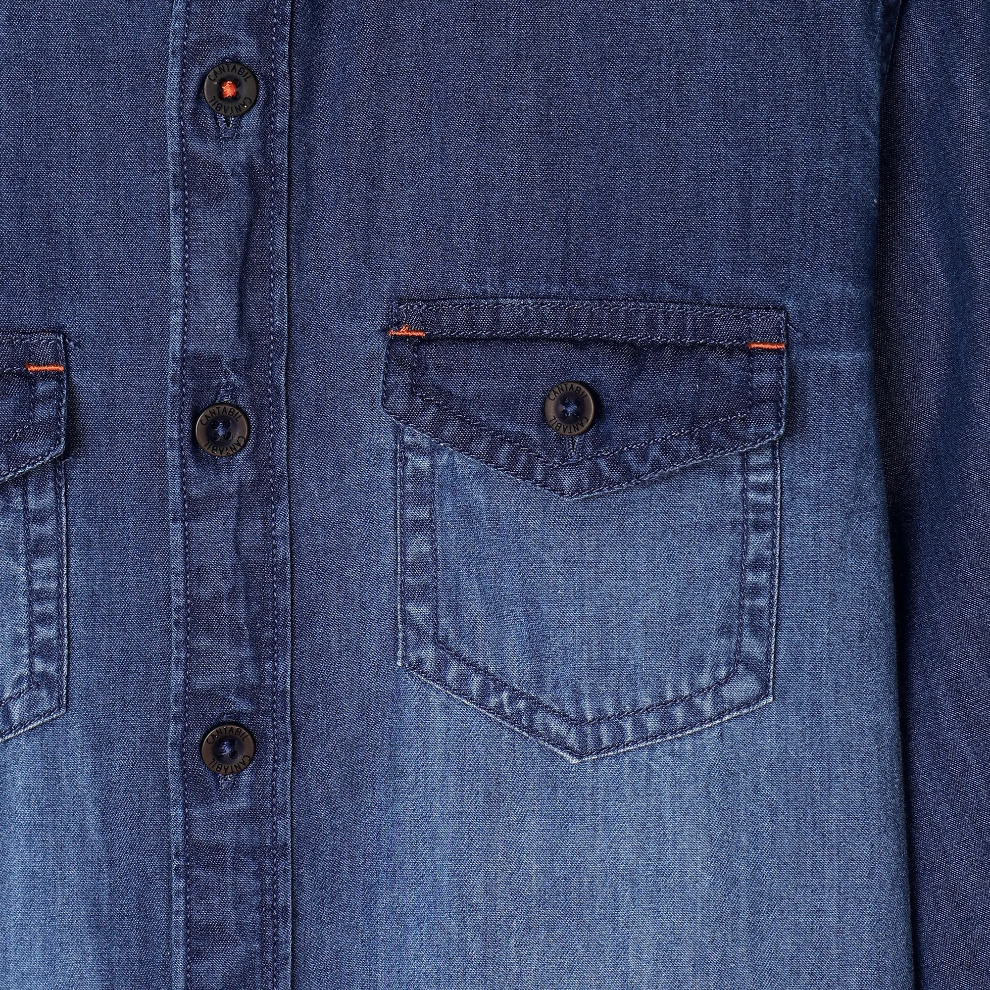 Cantabil Boys Indigo Blue Shirt