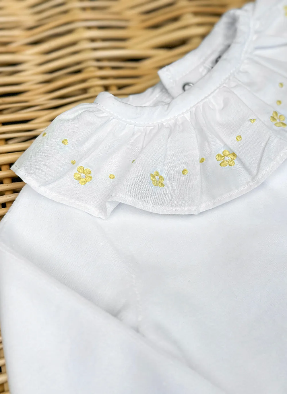 Chenille Sleepsuit Embroidered