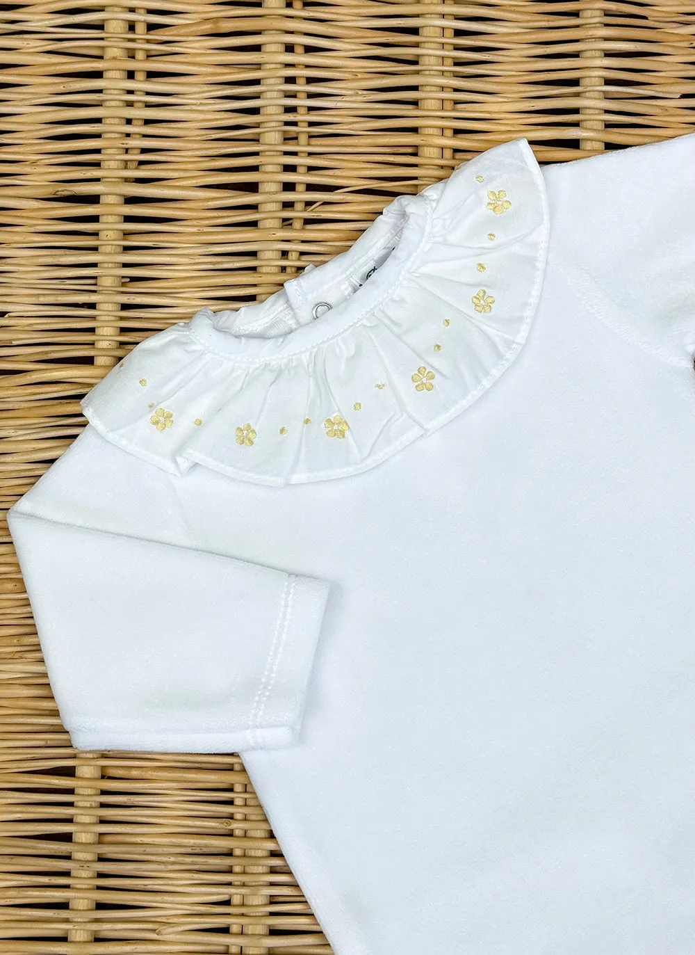 Chenille Sleepsuit Embroidered