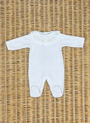 Chenille Sleepsuit Embroidered