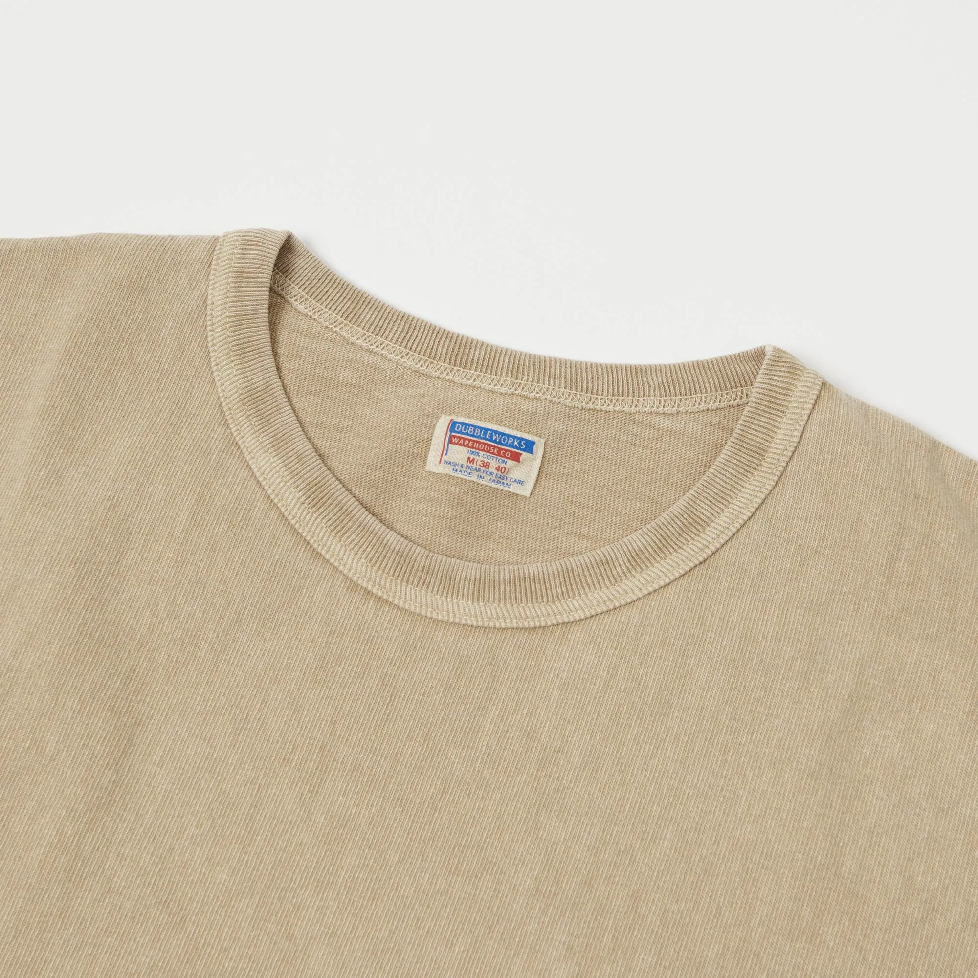 Dubbleworks Heavy Fabric Pigment Tee - Beige