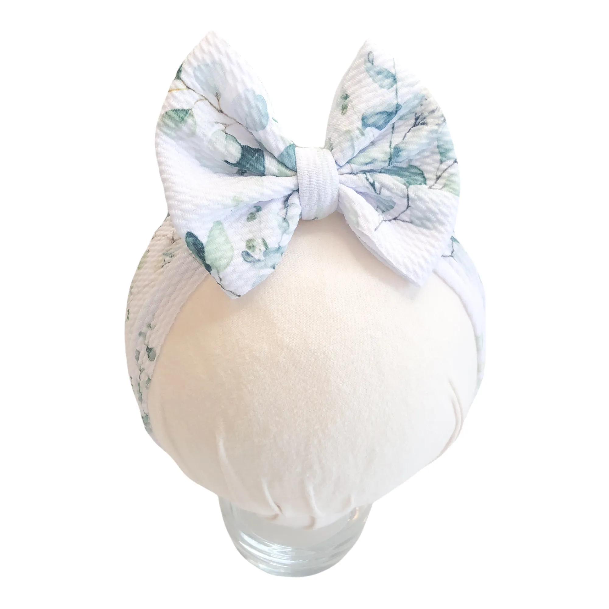 Eucalyptus Headwrap Baby Bow