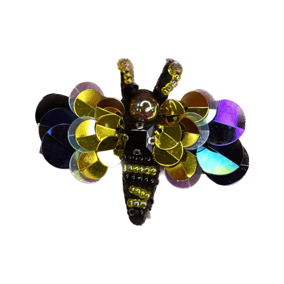 Insect Design Sequin Brooch