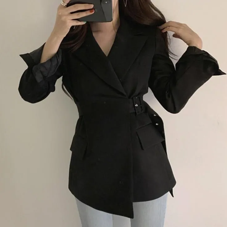 [Korean Style] Apley Belted Blazer