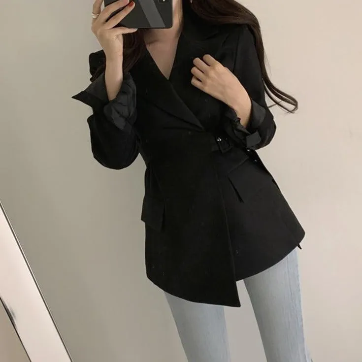 [Korean Style] Apley Belted Blazer