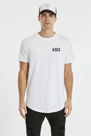 Kscy rambla dual curved tee - white