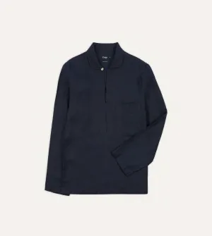 Navy Irish Linen Smock